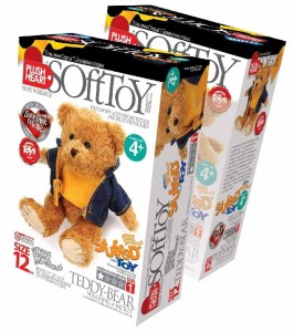 457051 ELF - Plush Heart Miś w kubraczku - seria dla dzieci od 4 lat!