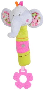 1193 BabyOno - zabawka piszcząca z gryzakiem Pomysłowy Słonik