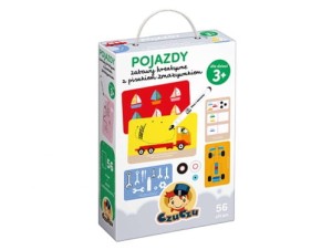 73562 CzuCzu - Pojazdy Zabawy kreatywne z pisakiem zmazywakiem dla dzieci 3+ 