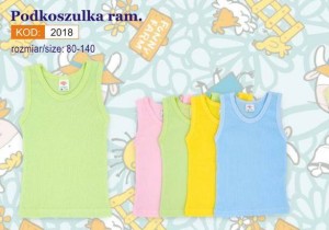 2021-110 MAKOMA - Podkoszulka ramka, mix wzorów chłopiec, r.110  