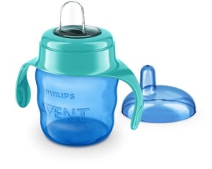 SCF551/05 Avent - Kubek z miękkim ustnikiem 200ml od 6m., niebieski