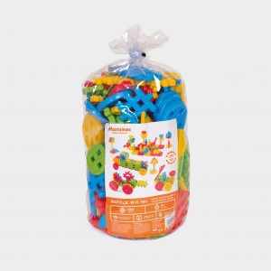 900 345  Marioinex - Klocki konstrukcyjne wafle mix 150el.