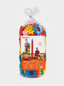 900 277  Marioinex - Klocki konstrukcyjne wafle mix 170el. 