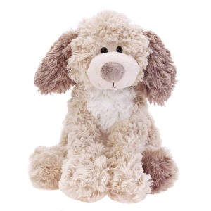 13202 Beppe - Piesek Addy z białym brzuszkiem ecru 20cm