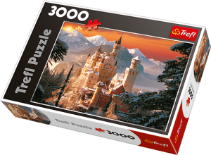 33025  Trefl - Zimowy Zamek Neuschwanstein, Niemcy  Puzzle 3000 el. 