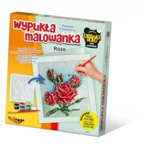 69001 Mirage Hobby - Zestaw kreatywny do malowania Kwiaty Róża