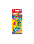 87492PTR Kredki ołówkowe heksagonalne wymazywalne z gumką 12 kol. Colorino Kids