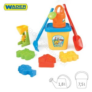 74900 WADER – Komplet do piasku duży 10 el 