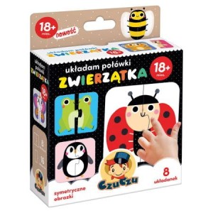 91194 CzuCzu Układam połówki - Zwierzątka +18m