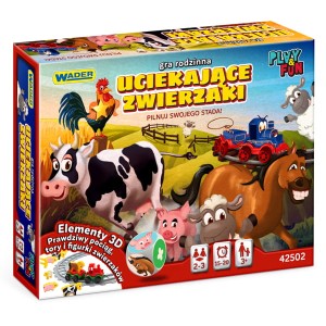 42502 WADER Play & Fun - Uciekające zwierzęta gra rodzinna