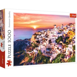10435 Trefl - Zachód słońca nad Santorini 1000 el. 