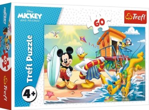 17359 Trefl - Puzzle Ciekawy dzień Mikiego i przyjaciół 60 el.