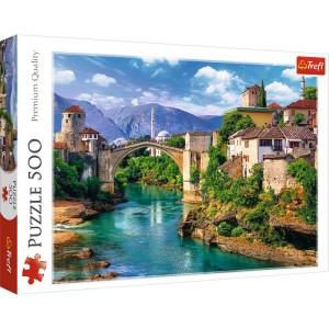 37333 Trefl - Puzzle Stary Most w Mostarze, Bośnia i Hercegowina 500 el.