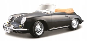 18-22078 BBURAGO - Porsche 356B Cabriolet black 1:24