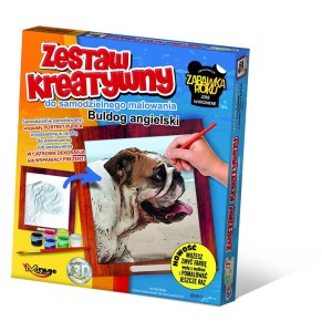61011 Mirage Hobby - Zestaw kreatywny do malowania Pies Buldog Angielski