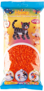 205-04 Hama Midi - Koraliki 6 000 el. pomarańczowe