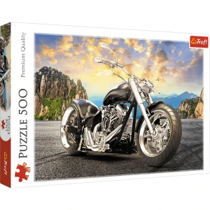 37384 Trefl - Czarny motocykl 500 el. 