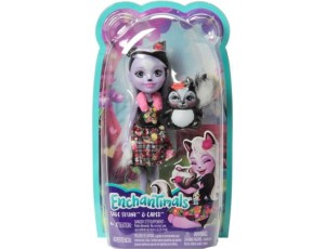 FXM72 Mattel ENCHANTIMALS - Lalka + Zwierzątko, Sage Skunk + Caper DVH87