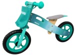 R10 R-Sport - Drewniany rowerek biegowy turkusowy ZMONTOWANY