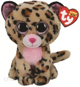 36367 TY Beanie Boos - Leopard brązowo-różowy Livvie 15 cm