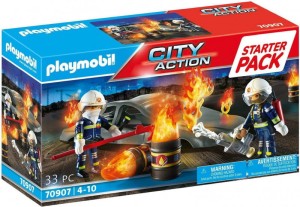 70907 PLAYMOBIL City Action Starter Pack - Ćwiczenia straży pożarnej