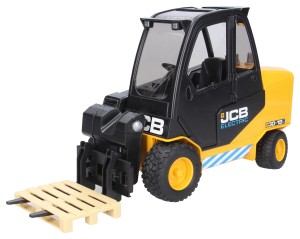 02512 BRUDER - JCB Wózek z ładowaczem teleskopowym (Teletruk) plus paleta