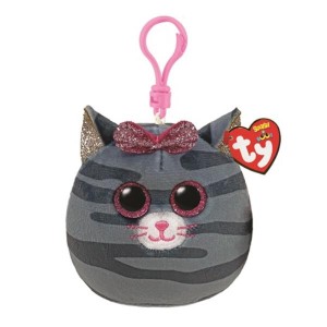 39565 TY Beanie Boos - Kiki szary kot 8,5 cm brelok