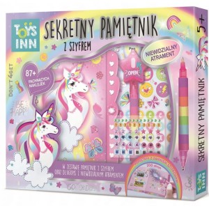 STN7656 Toys Inn - Pamiętnik secret message - Jednorożec