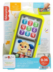 HNL43 Fisher-Price Ucz się i śmiej! - Smartfonik 2w1 Przesuwaj i ucz się