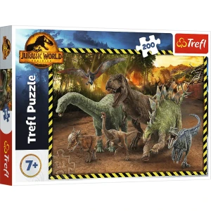 13287 Trefl - Puzzle Dinozaury z Parku Jurajskiego 200 el.
