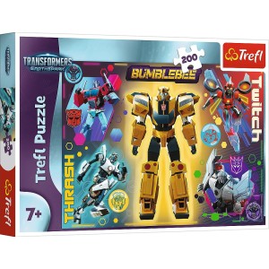 13300 Trefl - Puzzle Transformers Hasbro 200 el.