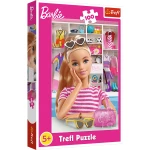 16458 Trefl - Puzzle Poznaj Barbie. Mattel 100 el.