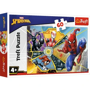 17372 Trefl - Puzzle W sieci. Disney Marvel Spiderman 60 el.