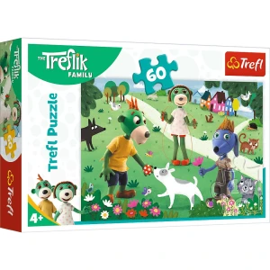 17377 Trefl - Puzzle Radosny dzień Treflików 60 el.