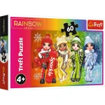 17380 Trefl - Puzzle Radosne lalki. MGA Rainbow High 60 el.