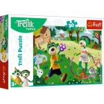 18287 Trefl - Puzzle Aktywny dzień. Rodzina Treflików 30 el.