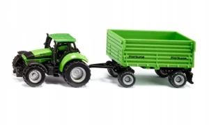 1606 Siku - Traktor DEUTZ-FAHR z przyczepą 2-osiową Fortuna
