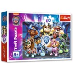 17385 Trefl - Przygody Bohaterów Miasta. Paw Patrol The Mighty Movie 2023 60 el.