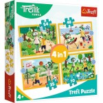 34623 Trefl Puzzle 4w1 - Trefliki na wakacjach