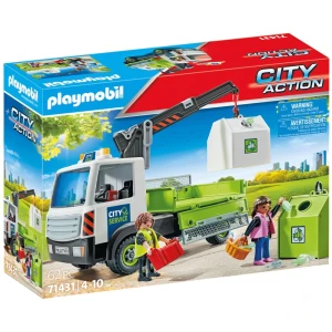 71431 Playmobil City Action - Samochód ciężarowy z kontenerami na szkło