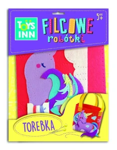 STN7953 Toys Inn - Torebka jednorożec fiolet