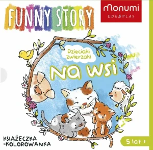11682 MONUMI - Książeczki harmonijki - Dzieciaki zwierzaki na wsi