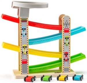 90841 Woody - Tor zjeżdżalnia z autkami