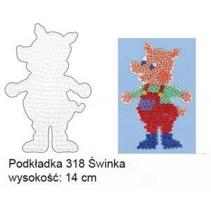 318 Hama Midi - Podkładka Świnka