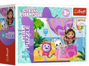 21157 Trefl Puzzle MiniMaxi  - Kolorowy dzień Gabby 20 el.