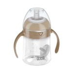 35/363 LOVI - Pierwszy kubek z obciążoną słomką 150ml Brown