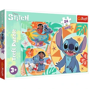 14365 Trefl Puzzle MAXI - Wesoły dzień Lilo&Stitch 24 el.