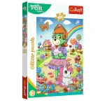14833 Trefl - Puzzle "100 Glitter" Brokatowe Trefliki 100 el.