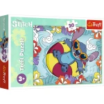 18305 Trefl Puzzle - Lilo&Stitch na wakacjach 30 el.