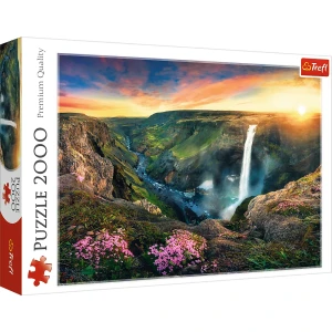 27091 Trefl Puzzle - Wodospad Haifoss, Islandia 2000 el.